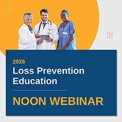 2026 loss prevention graphic with physicians and nurse